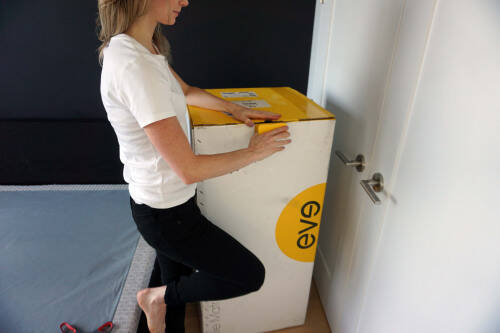 unpacking eve mattress